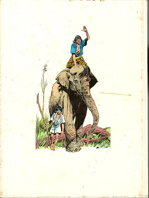 Verso de l'album Elephant boy Tome 2 La danse de l'éléphant