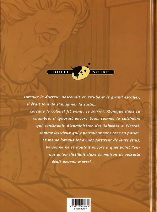 Verso de l'album Ennui mortel