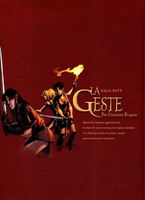 Verso de l'album La Geste des Chevaliers Dragons Tome 5 Les Jardins du Palais