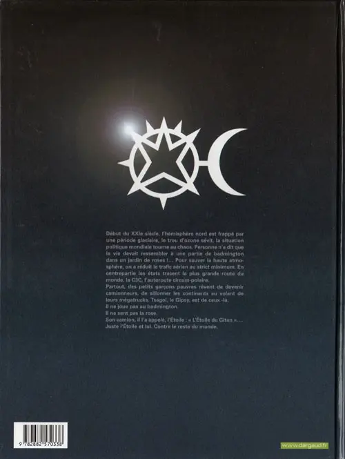 Verso de l'album Gipsy Tome 1 L'étoile du Gitan