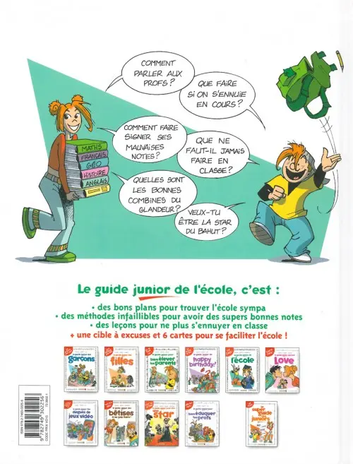 Verso de l'album Les guides junior Tome 5 Le guide junior de l'école