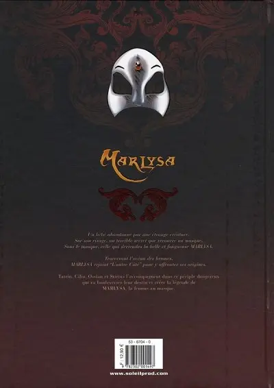 Verso de l'album Marlysa Tome 3 L'autre côté