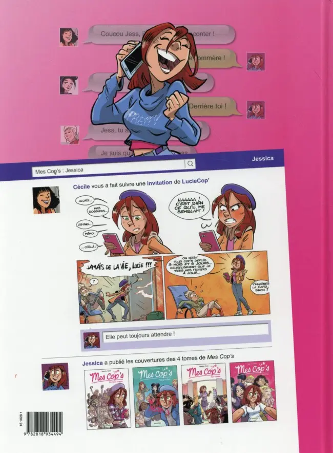 Verso de l'album Mes cop's Tome 1 Des copines à l'appel