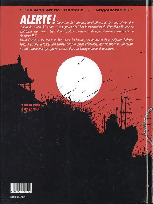 Verso de l'album Raoul Fulgurex Tome 1 Dans le secret du mystère