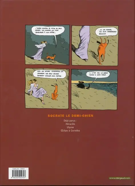 Verso de l'album Socrate le demi-chien Tome 1 Héraclès