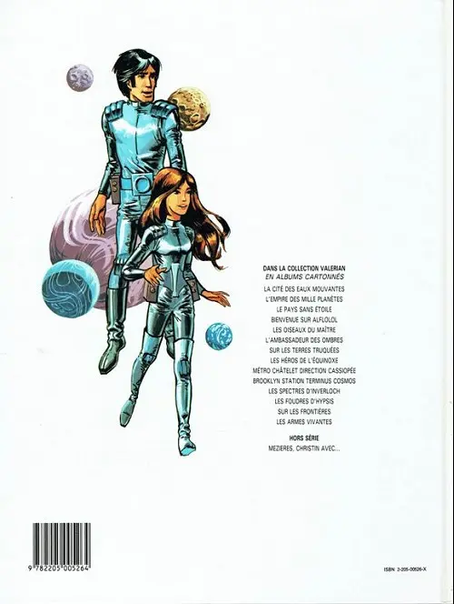 Verso de l'album Valérian Tome 2 L'empire des mille planètes