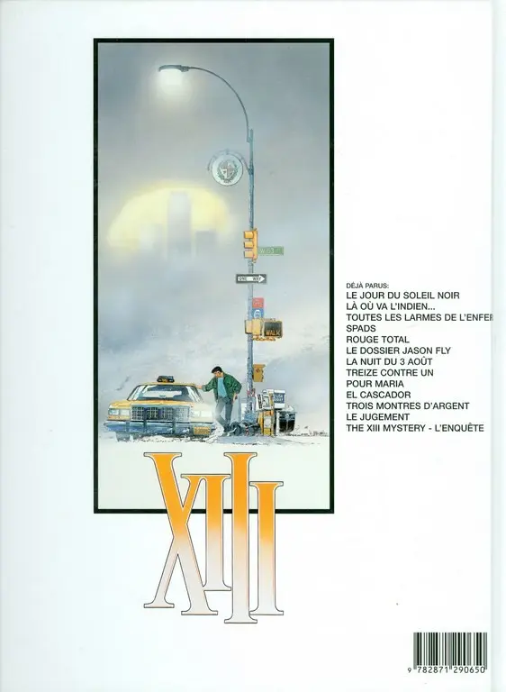 Verso de l'album XIII Tome 8 Treize contre un