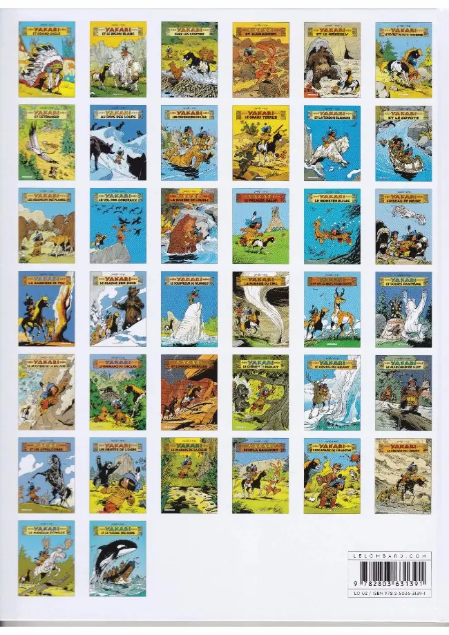 Verso de l'album Yakari Tome 1 Yakari et Grand Aigle