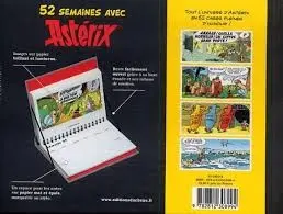 Verso de l'album Astérix Calendrier perpétuel 52 semaines