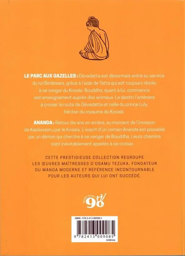 Verso de l'album Bouddha - La Vie de Bouddha Volume 3