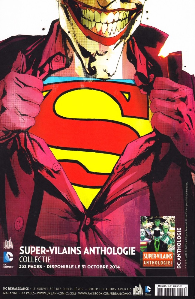 Verso de l'album Justice League Saga #12 Forever Evil : le règne du Mal