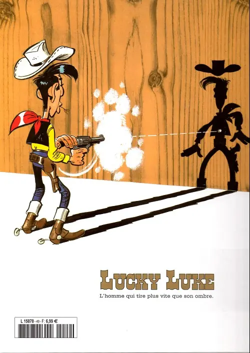 Verso de l'album Lucky Luke La collection Tome 49 Les rivaux de Painful Gulch