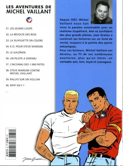 Verso de l'album Michel Vaillant La Collection Tome 31 Les jeunes loups