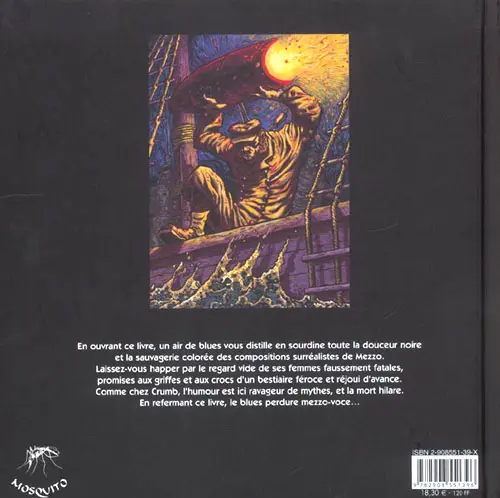 Verso de l'album Travail au noir et en couleurs