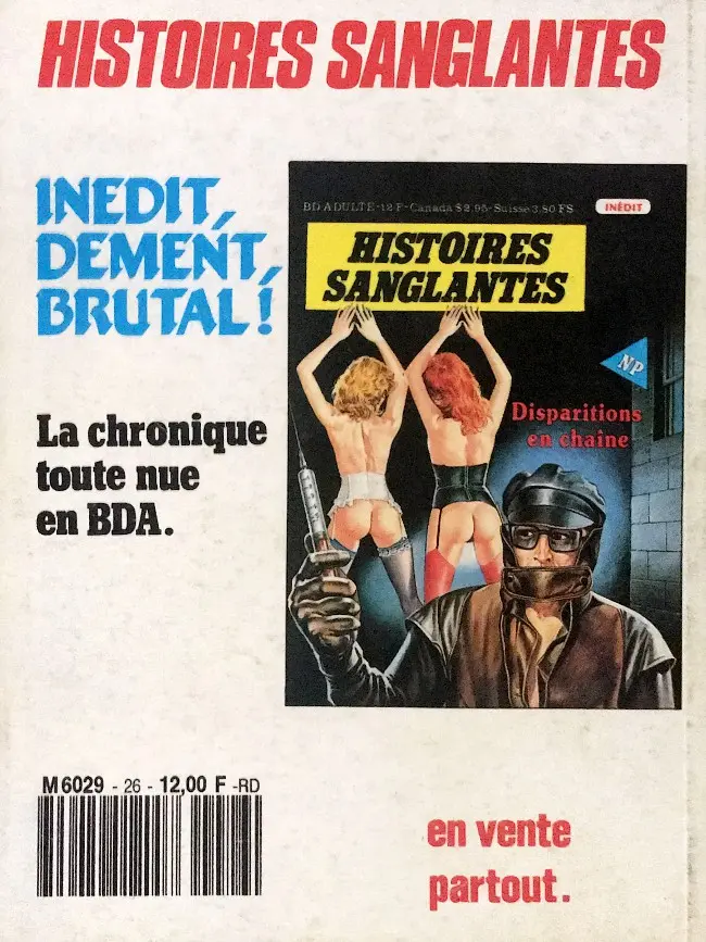 Verso de l'album Culbutant Tome 26 Envoyez la luxure !