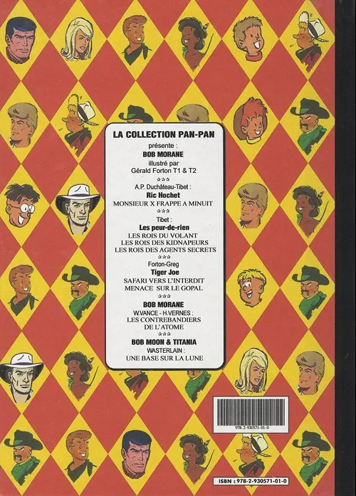 Verso de l'album Bob Morane Tome 16 Rendez-vous à nulle part