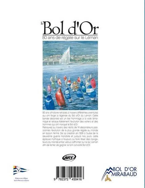 Verso de l'album Le Bol d'or 80 ans de régate sur le Léman