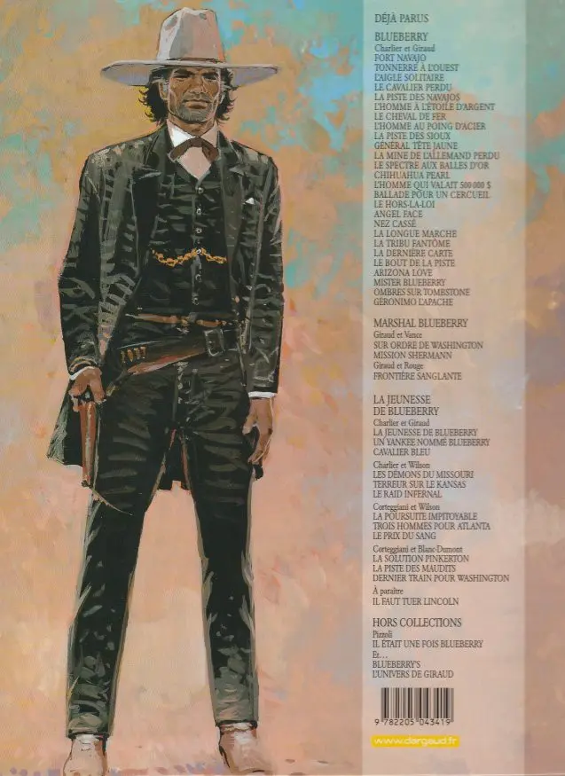 Verso de l'album Blueberry Tome 13 Chihuahua Pearl