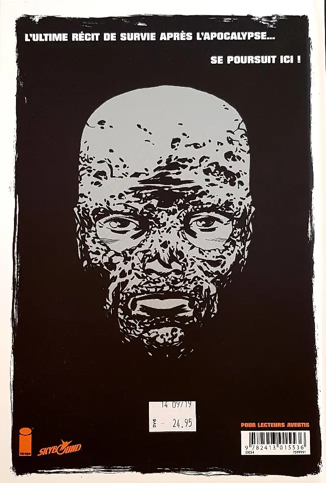 Verso de l'album Walking Dead Volume 13