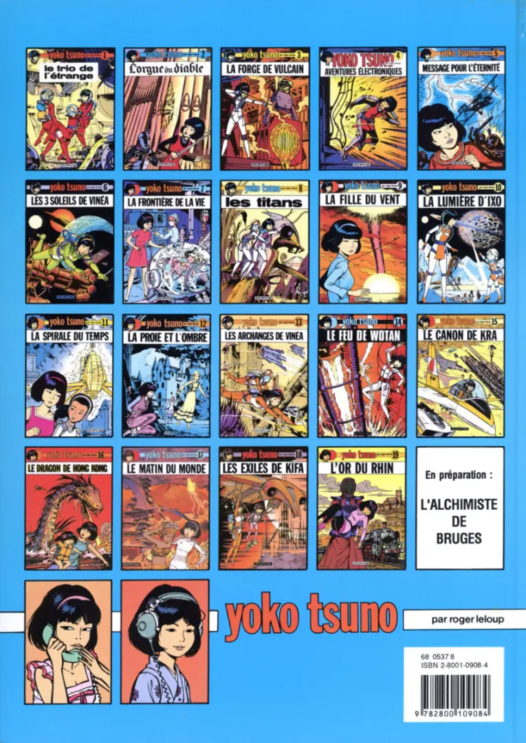 Verso de l'album Yoko Tsuno Tome 12 La proie et l'ombre