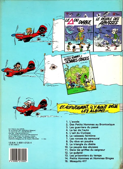 Verso de l'album Les Petits hommes Tome 11 Dans les griffes du seigneur
