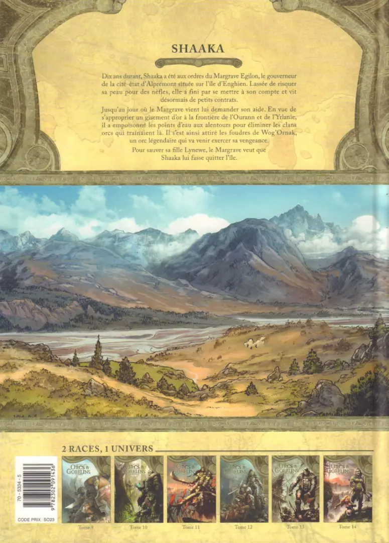 Verso de l'album Orcs & Gobelins Tome 14 Shaaka