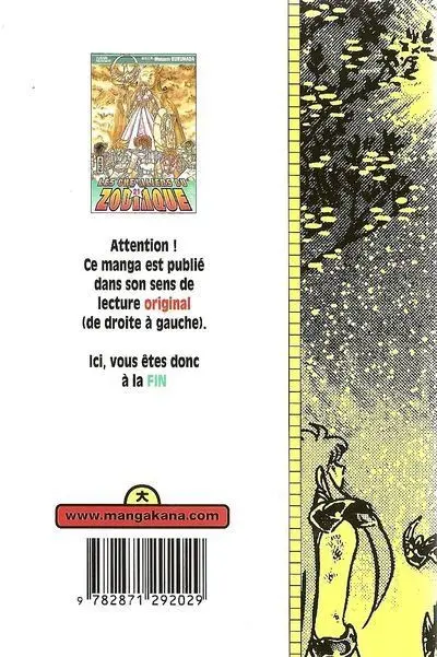 Verso de l'album Saint Seiya - Les Chevaliers du Zodiaque 21 Sous les arbres de Twin Sal...