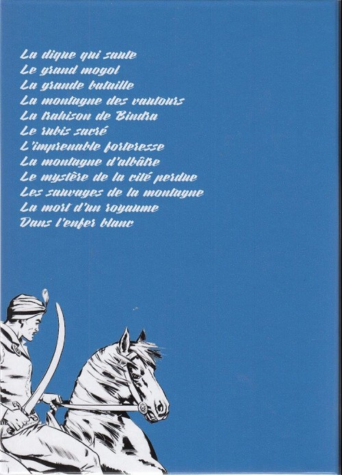Verso de l'album Le Cavalier inconnu Volume 4
