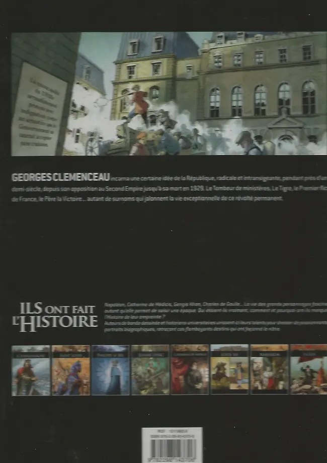 Verso de l'album Ils ont fait l'Histoire Tome 22 Clémenceau