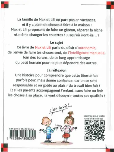 Verso de l'album Ainsi va la vie Tome 126 Max et Lili veulent se débrouiller seuls