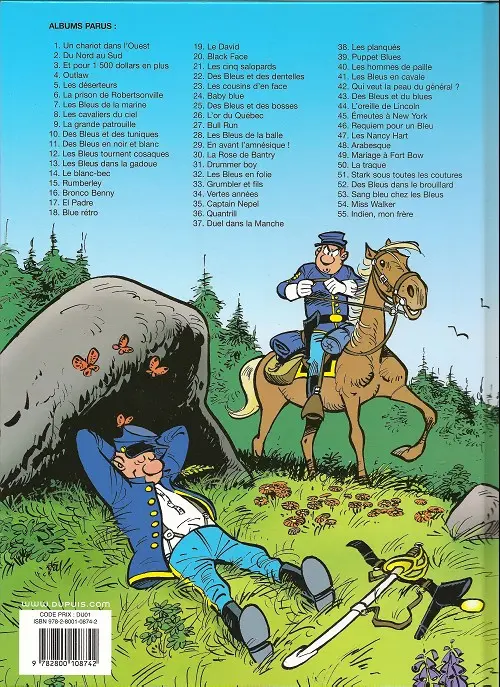 Verso de l'album Les Tuniques Bleues Tome 17 El padre