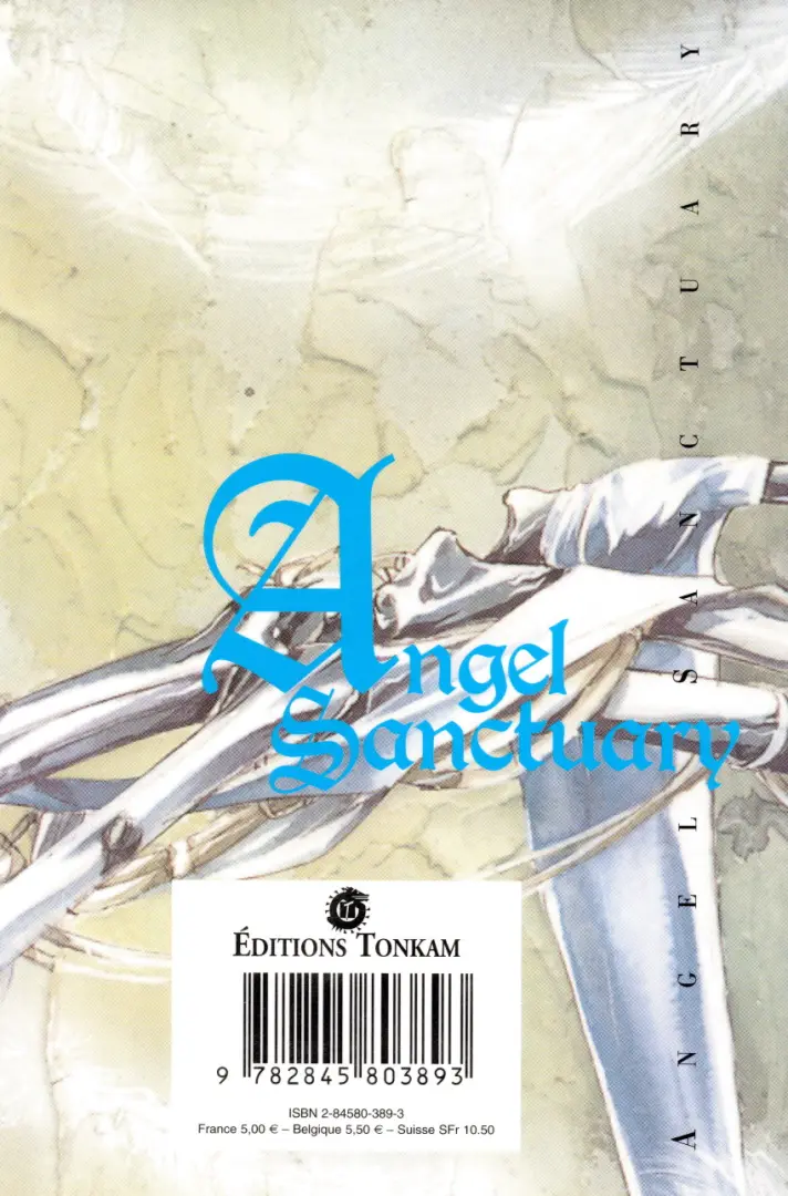Verso de l'album Angel Sanctuary 8