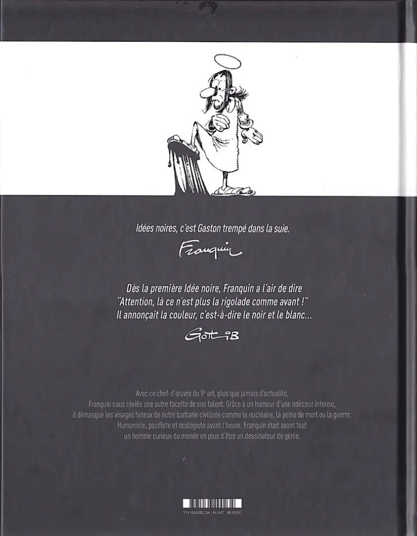 Verso de l'album Idées noires l'intégrale complète