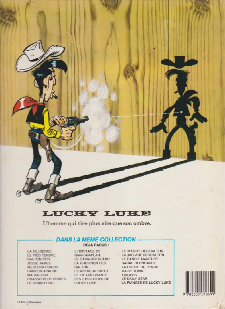 Verso de l'album Lucky Luke Tome 48 Le bandit manchot