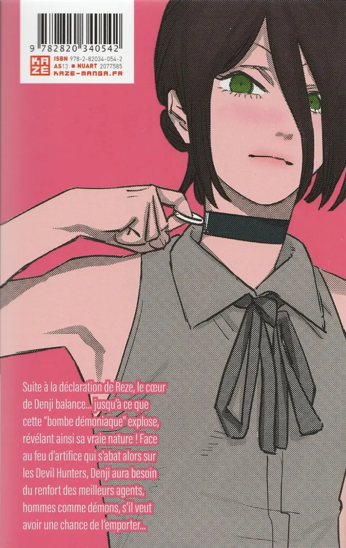 Verso de l'album Chainsaw Man 6