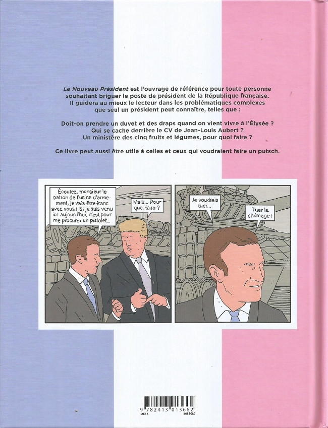 Verso de l'album Le nouveau Président Le Nouveau Président