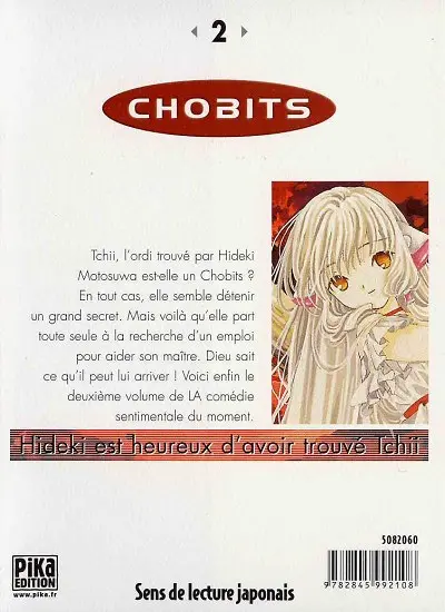 Verso de l'album Chobits 2