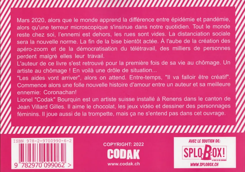 Verso de l'album Coronachan