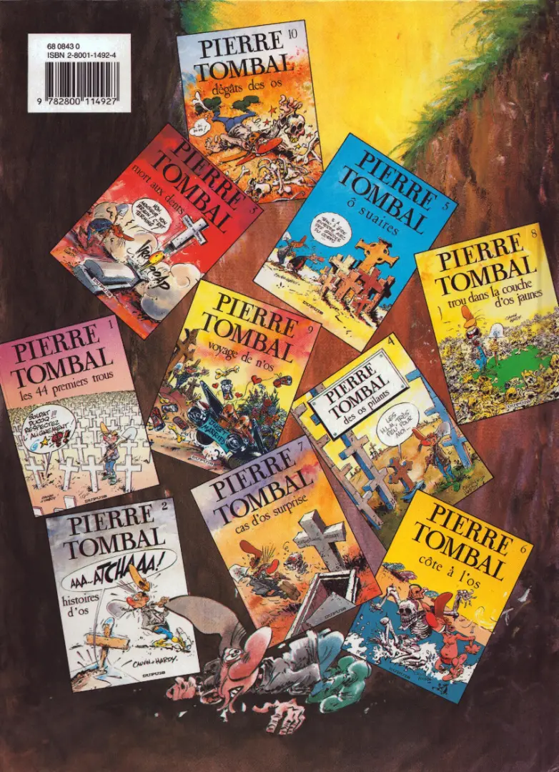 Verso de l'album Pierre Tombal Tome 3 Mort aux dents