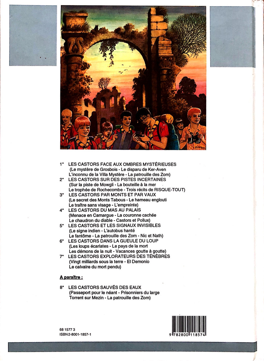 Verso de l'album Tout Mitacq Tome 4 Les Castors - Du mas au palais