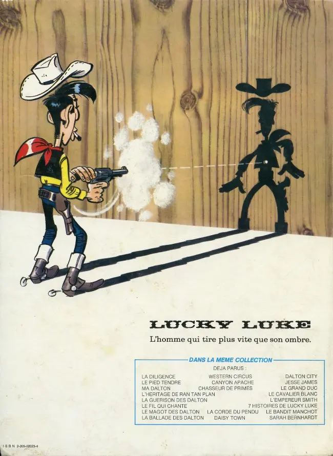 Verso de l'album Lucky Luke Tome 49 La corde du pendu et autres histoires