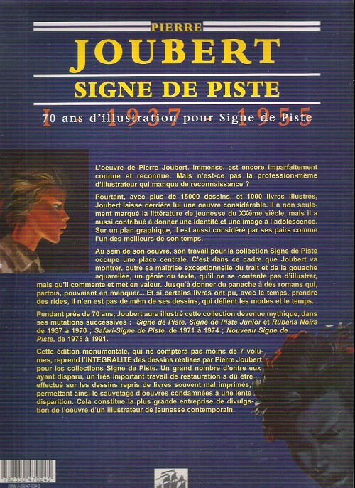 Verso de l'album Signe de piste - 70 ans d'illustration pour signe de piste Tome I 1937-1955