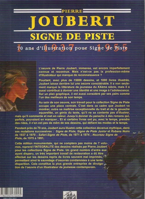 Verso de l'album Signe de piste - 70 ans d'illustration pour signe de piste Tome I 1937-1955