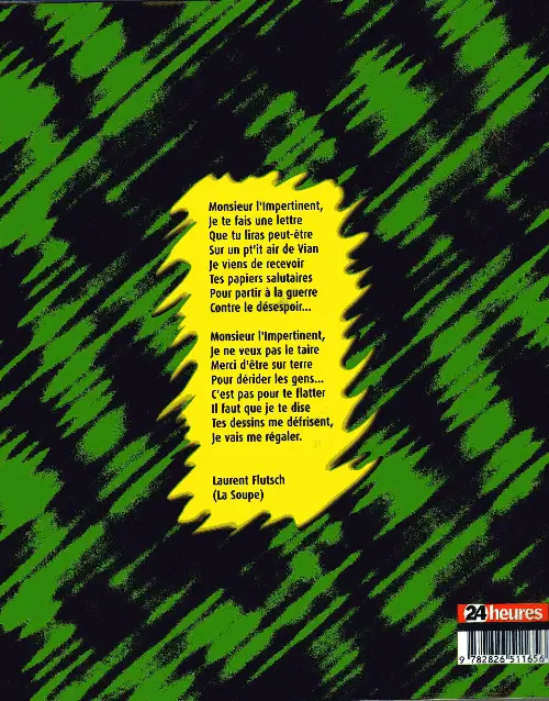 Verso de l'album Burki 04