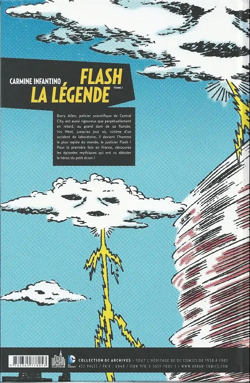 Verso de l'album Flash La Légende Tome 1