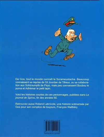 Verso de l'album Histoires courtes