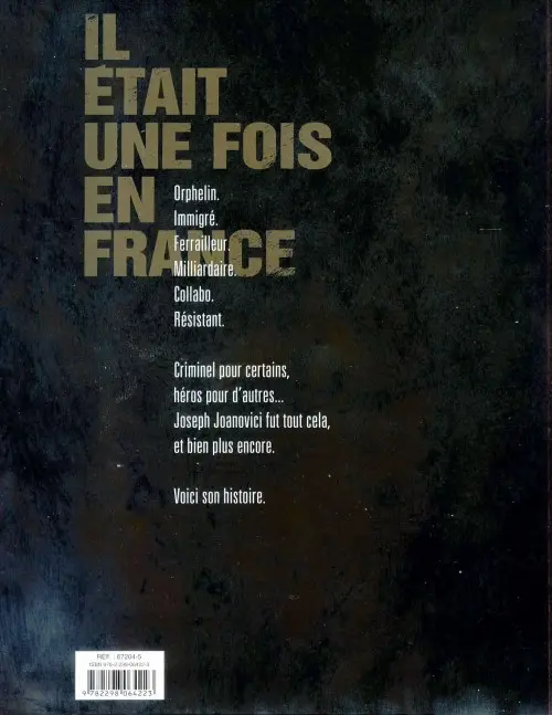 Verso de l'album Il était une fois en France Tomes 1 et 2