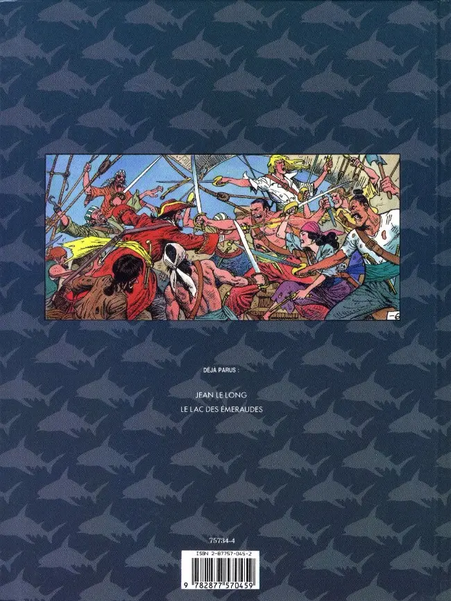 Verso de l'album Jean le Long Tome 2 Le lac des émeraudes