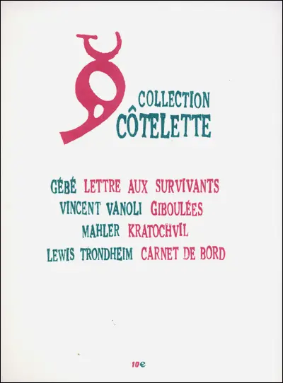 Verso de l'album Kratochvil Tome 1