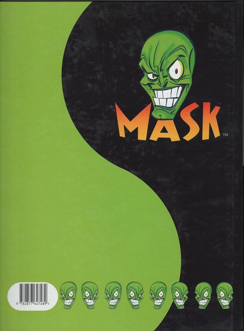 Verso de l'album Les aventures de Mask Tome 1